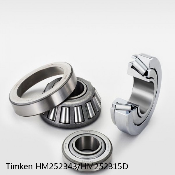 HM252343/HM252315D Timken Tapered Roller Bearing #1 image